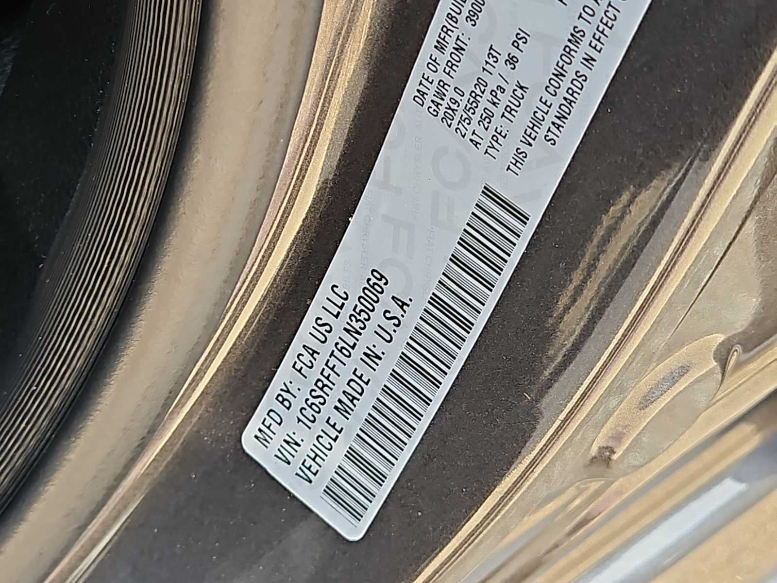 2020 RAM 1500 Big Horn