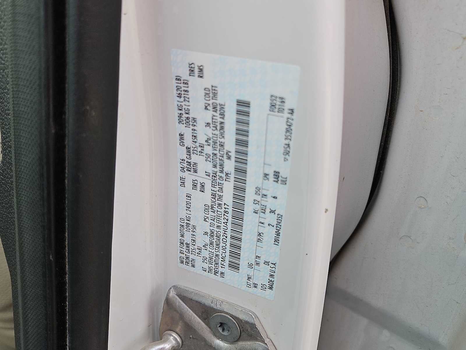 2017 Ford Escape Titanium