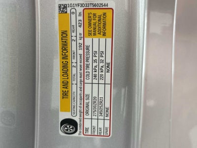 2026 Chevrolet Corvette Z06 3LZ