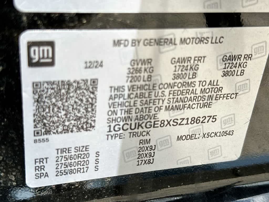 2025 Chevrolet Silverado 1500 LTZ