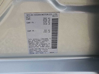 2024 Nissan Altima 2.5 SV