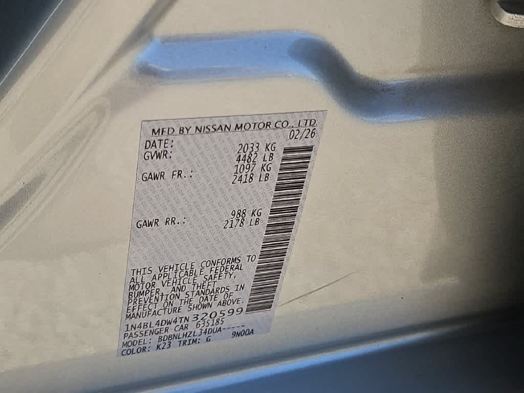 2026 Nissan Altima SV