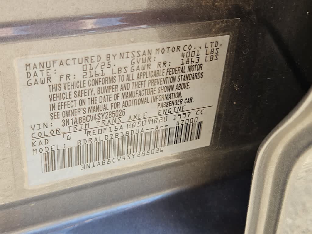 2025 Nissan Sentra SV