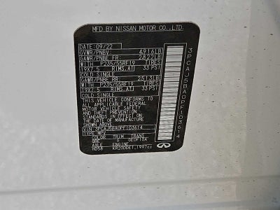 2023 INFINITI QX50 LUXE