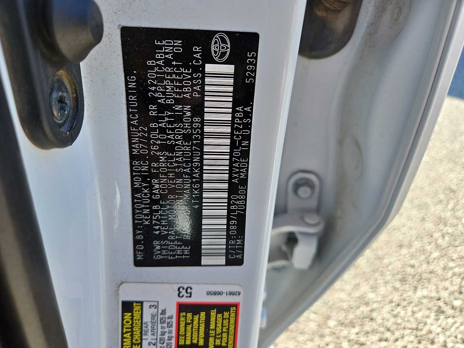 2022 Toyota Camry XSE