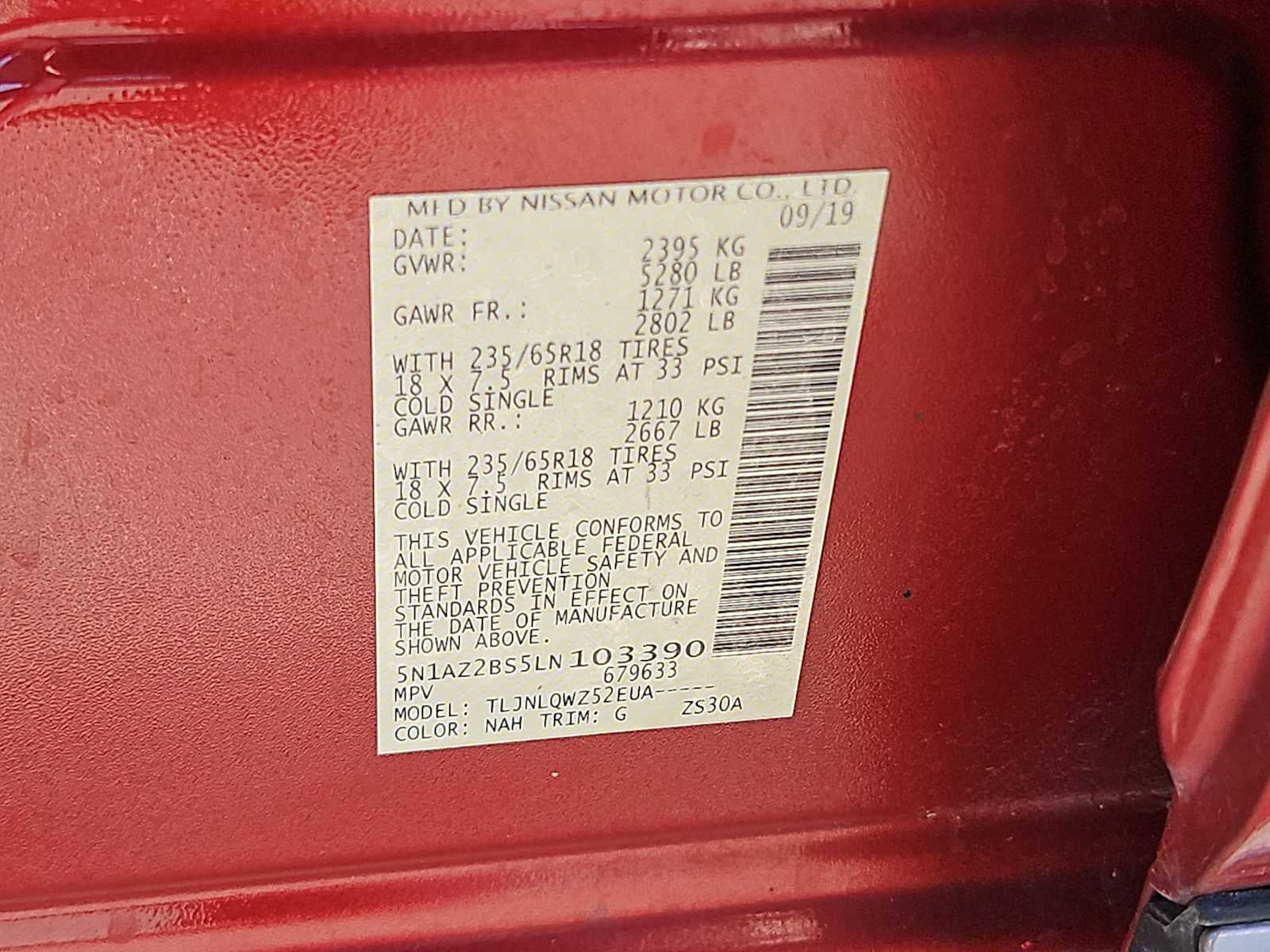 2020 Nissan Murano SV