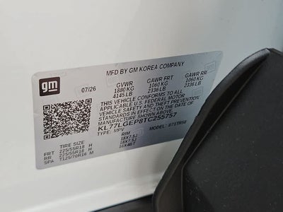 2026 Chevrolet Trax 1RS