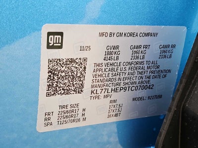 2026 Chevrolet Trax LT