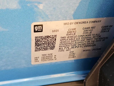 2026 Chevrolet Trax 2RS