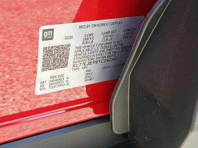 2026 Chevrolet Trax 2RS