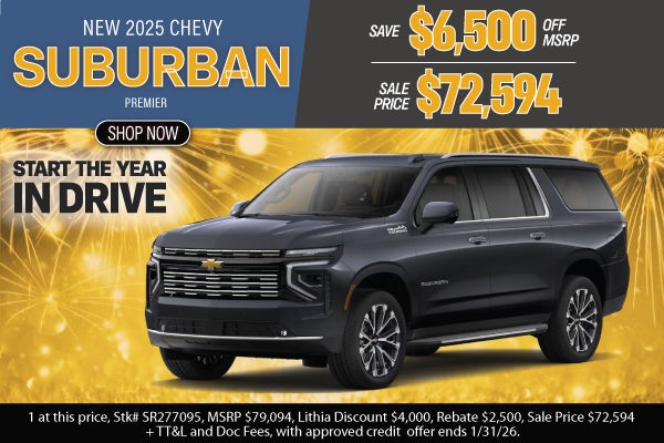 New 2025 Chevy Suburban